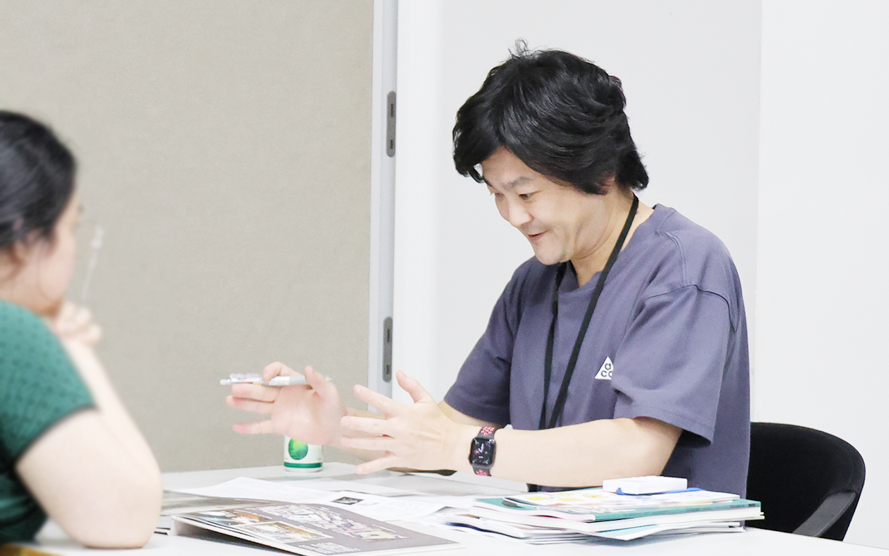 入試相談会の様子