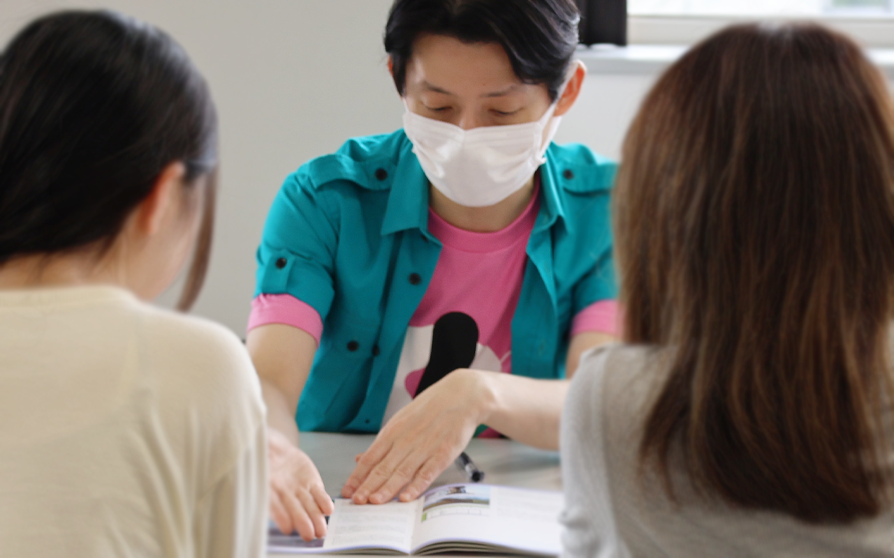 入試相談会の様子
